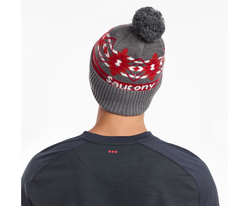 Saucony Rested Pom Beanies Dam Ljusgrå | Sverige 187ZUT